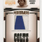 2005 Donruss Gridiron Gear Edgerrin James #P-18 Performers Jerseys Name Plate #/50 Indianapolis Colts
