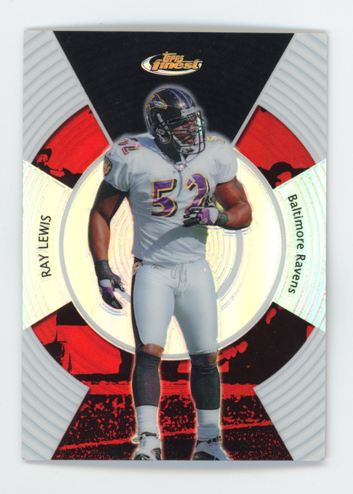 2005 Finest Ray Lewis #12 Refractors #/399 Baltimore Ravens