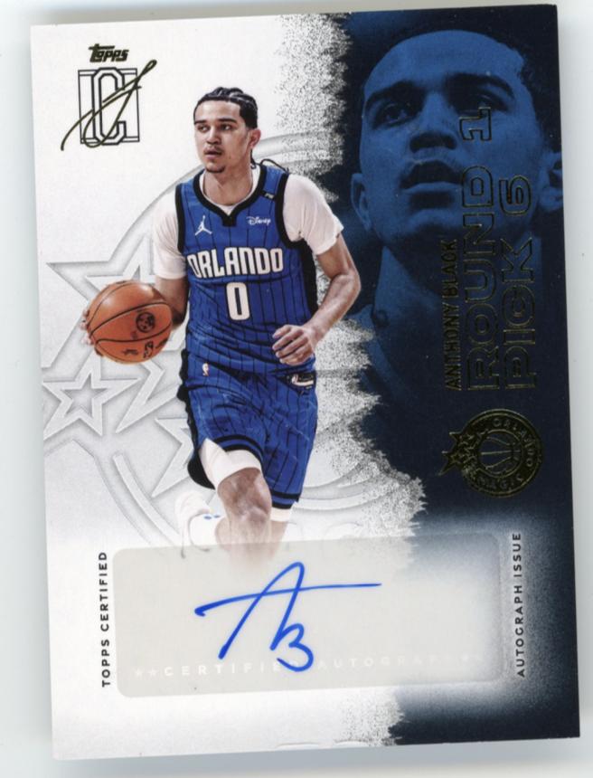 2025-26 Topps Signature Class Anthony Black #VCA-AB Veteran Class Autographs Orlando Magic