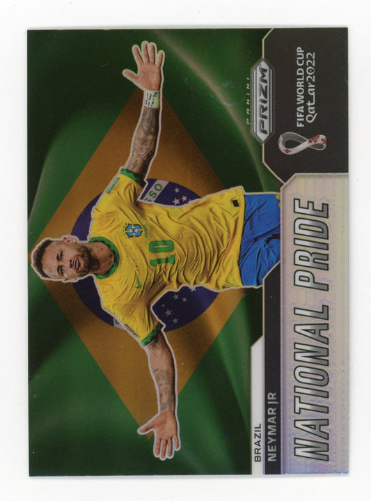 2022 Panini Prizm FIFA World Cup Neymar Jr #3 National Pride Brazil