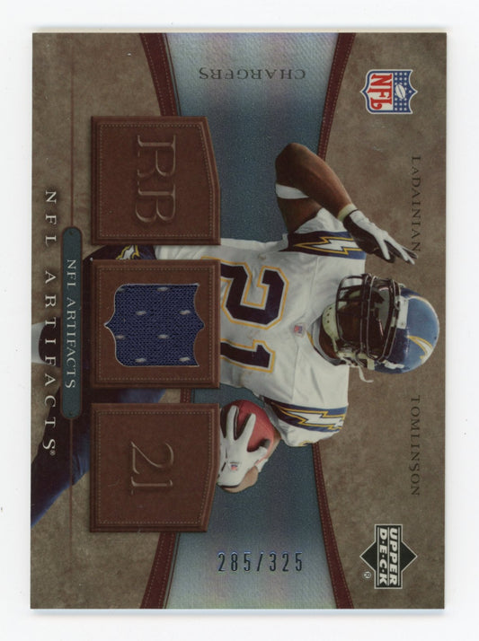 2007 Upper Deck Artifacts LaDainian Tomlinson #NFL-LT NFL Artifacts #/325 San Diego Chargers