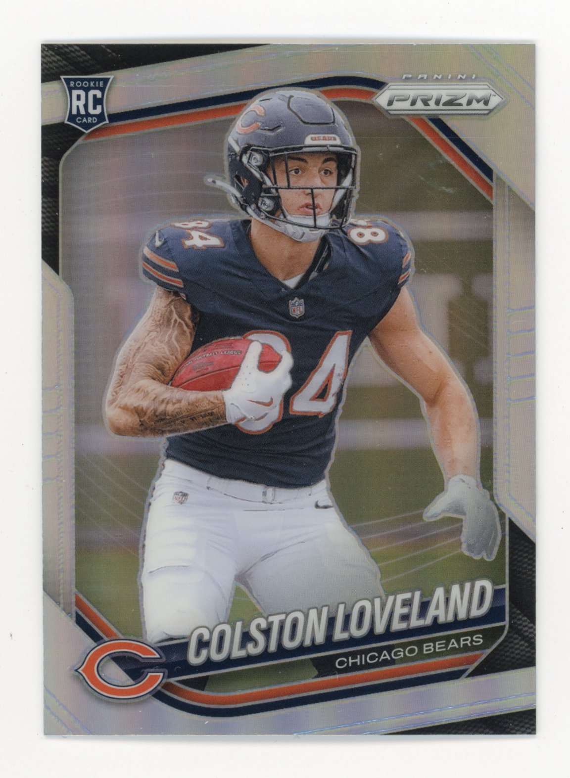 2025 Panini Prizm Colston Loveland #319 Silver Chicago Bears
