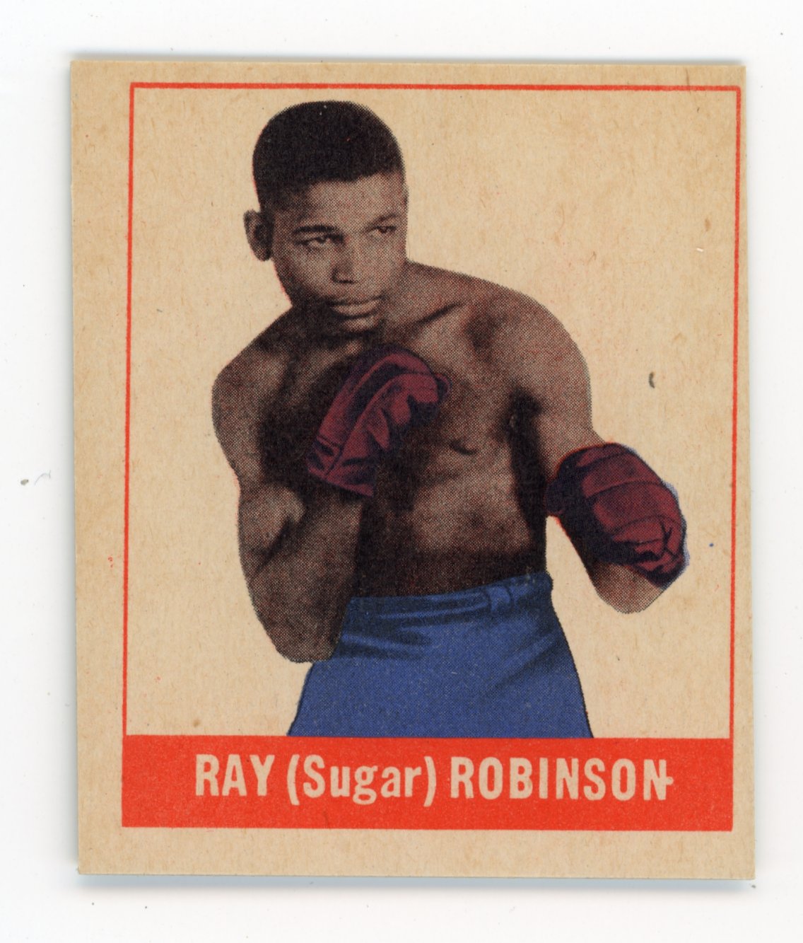1948 Leaf Boxing Ray (Sugar) Robinson #64