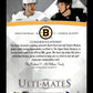 2023-24 Upper Deck Ultimate Collection David Pastrnak / Charlie McAvoy #UTM-PM Ulti-Mates Dual Jersey Boston Bruins