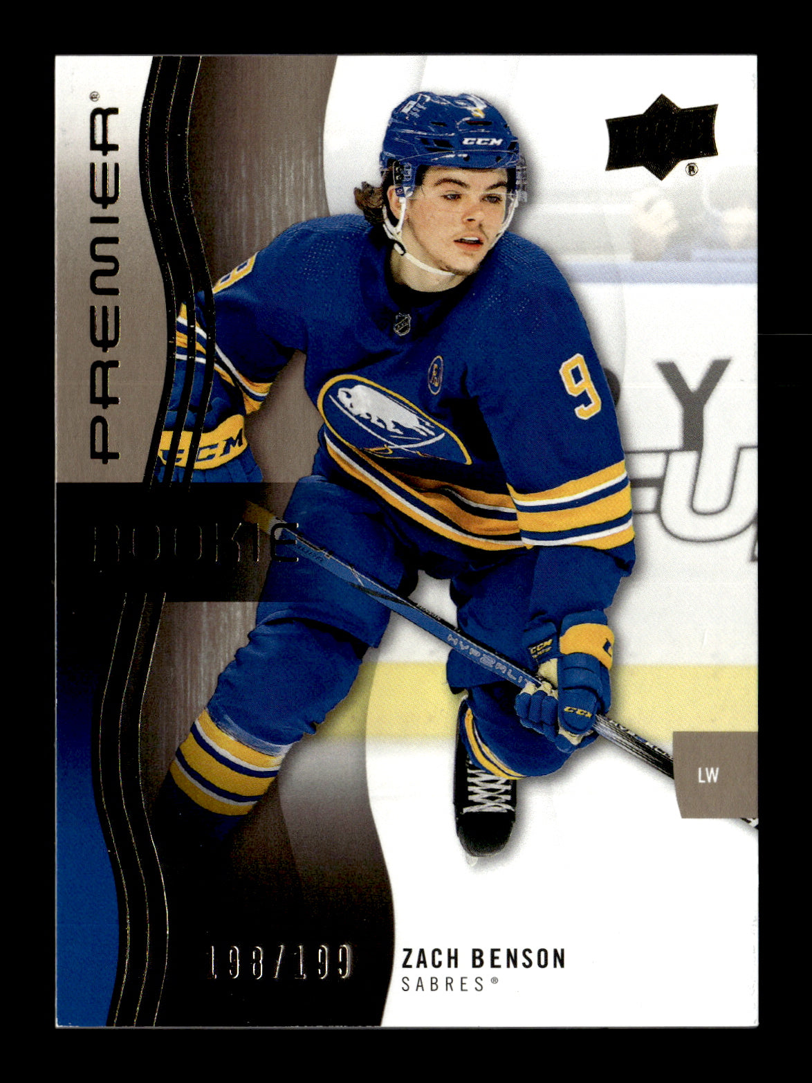 2023-24 Upper Deck Premier Zach Benson #148 Bronze #/199 Buffalo Sabres