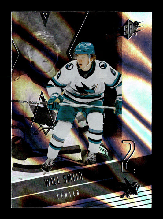2025-26 SPx Will Smith #74 Silver San Jose Sharks