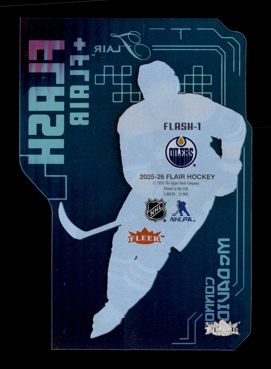 2025-26 Flair Connor McDavid #FLASH-1 Flash and Flair (Flash) Edmonton Oilers
