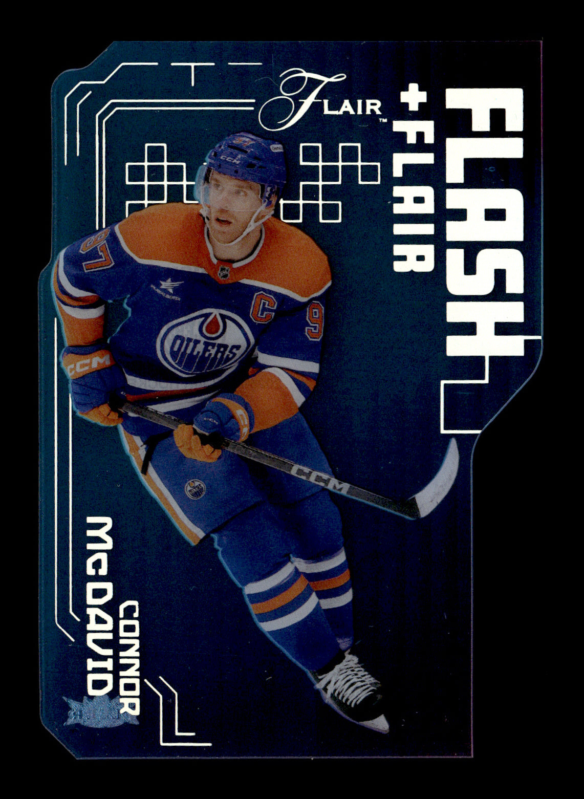 2025-26 Flair Connor McDavid #FLASH-1 Flash and Flair (Flash) Edmonton Oilers