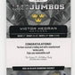 2025-26 Upper Deck Black Diamond Victor Hedman #TL-VH Team Logo Jumbo 4 Nations Face-Off Team Sweden Sweden