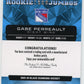 2025-26 Upper Deck Black Diamond Gabe Perreault #RTL-GP Team Logo Jumbo Rookies New York Rangers