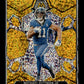 2024 Panini Mosaic Michael Pittman Jr. #94 Gold Sparkle #/24 Indianapolis Colts