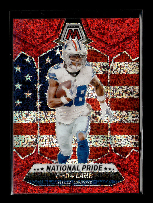2024 Panini Mosaic CeeDee Lamb #262 Red Sparkle Dallas Cowboys