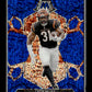 2024 Panini Mosaic Zack Moss #44 Blue Sparkle #/96 Cincinnati Bengals
