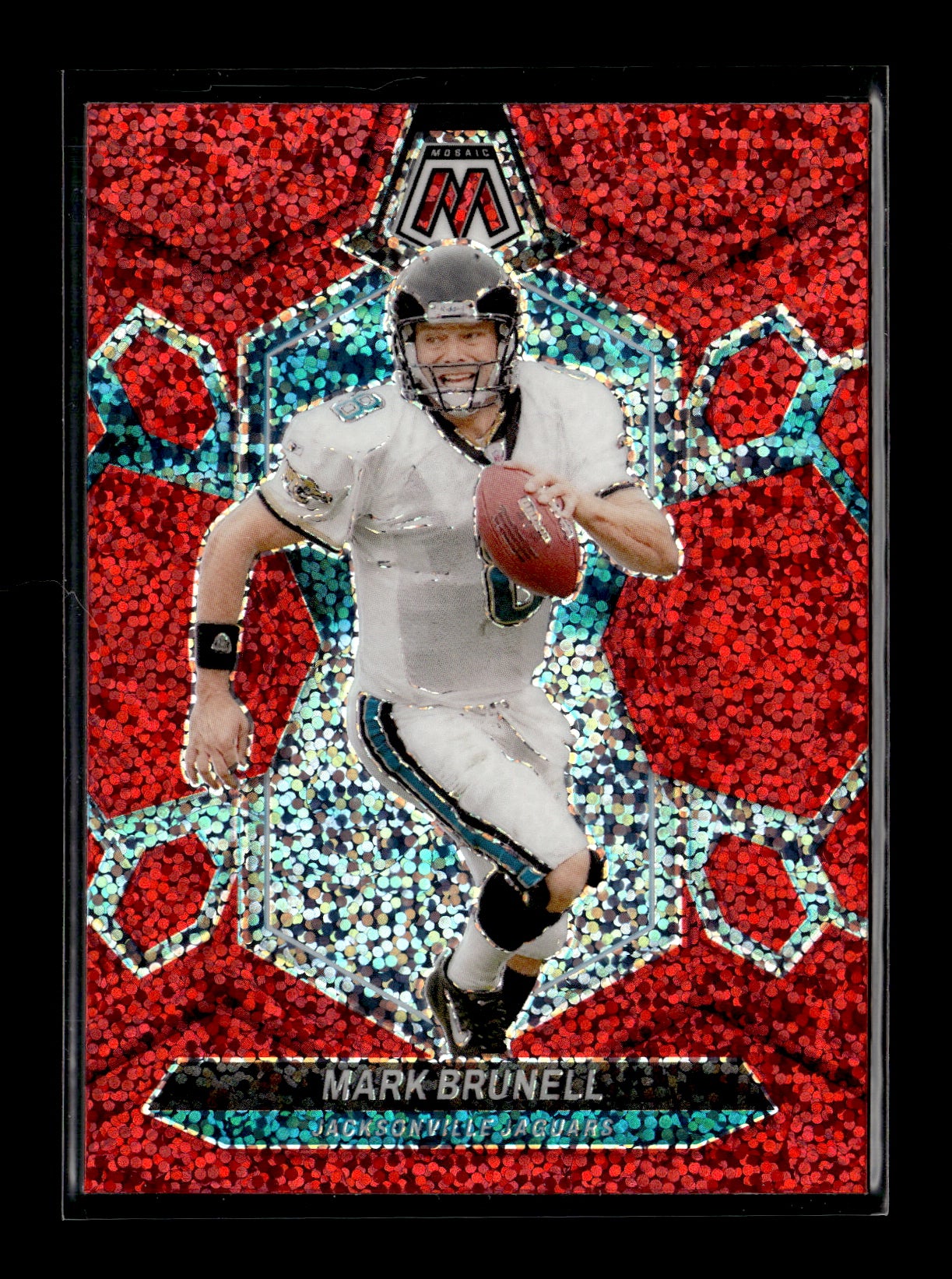 2024 Panini Mosaic Mark Brunell #247 Red Sparkle Jacksonville Jaguars