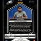 2024 Panini Mosaic Jalyx Hunt #375 Blue Sparkle #/96 Philadelphia Eagles