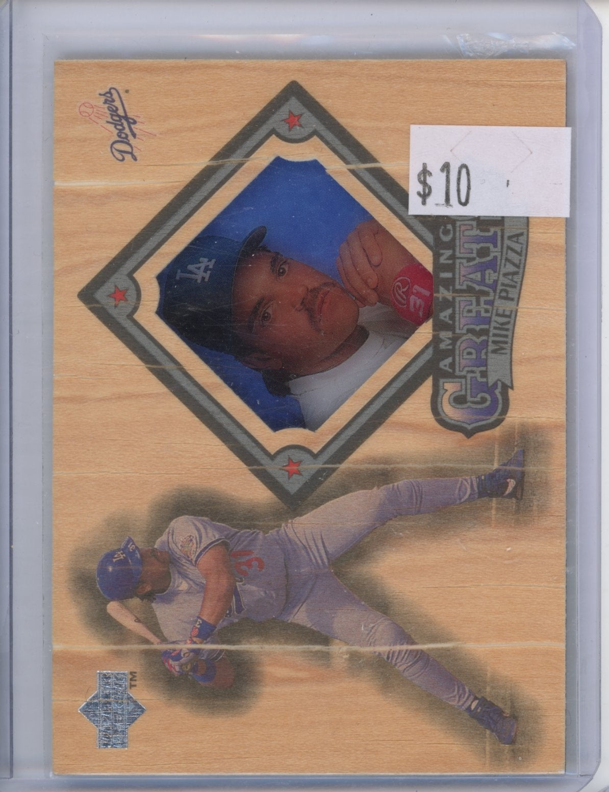 1997 Upper Deck Mike Piazza #AG20 Amazing Greats Los Angeles Dodgers
