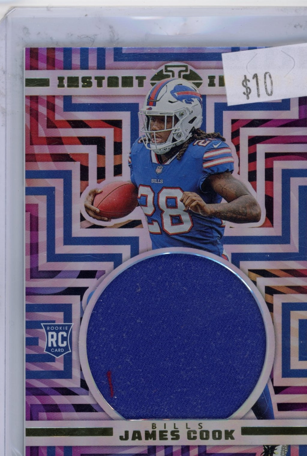 2022 Panini Illusions James Cook #II-JC Instant Impact Buffalo Bills