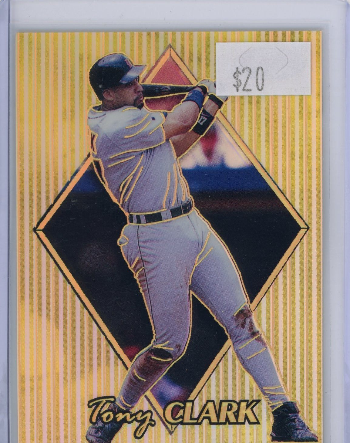 1999 Bowman's Best Tony Clark #52 Refractors #/400 Detroit Tigers