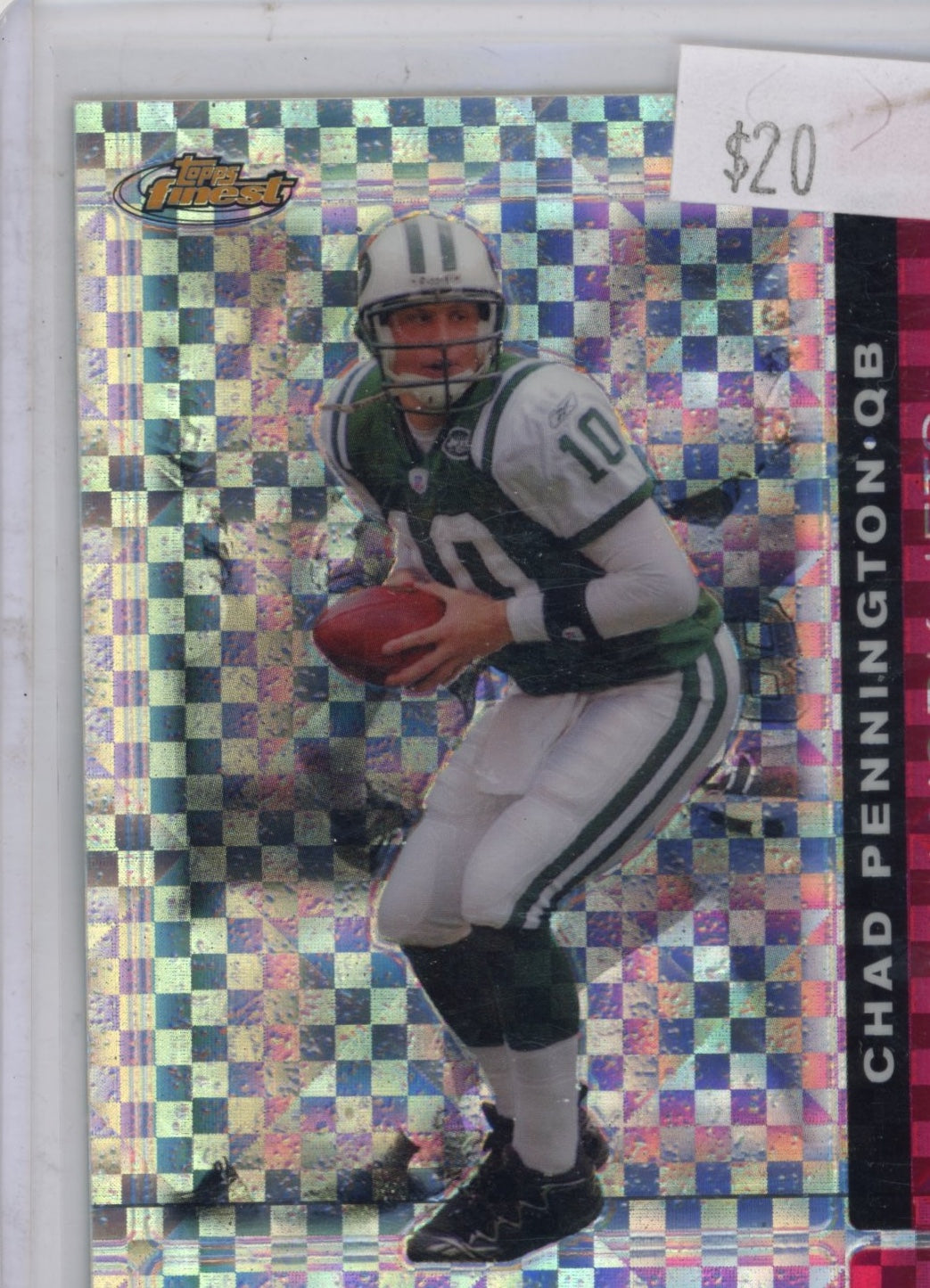 2007 Topps Chrome Chad Pennington #TC7 Xfractors New York Jets