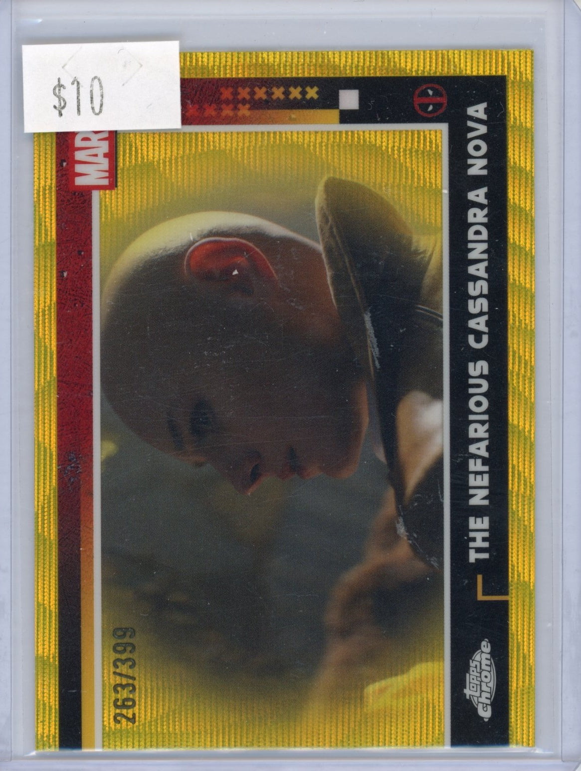 2025 Topps Chrome Deadpool and Wolverine The Nefarious Cassandra Nova #/399