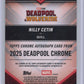 2025 Topps Chrome Marvel Deadpool Nilly Cetin #TC-NC Topps Chrome Autographs
