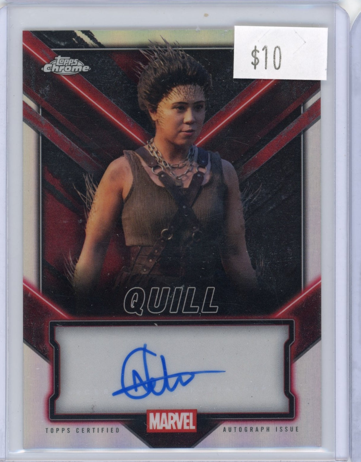 2025 Topps Chrome Marvel Deadpool Nilly Cetin #TC-NC Topps Chrome Autographs