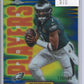2025 Topps Chrome Jalen Hurts #PP-4 Power Players Refractor Philadelphia Eagles Blue #/150