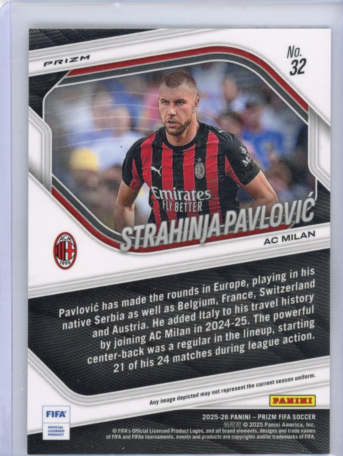 2025 #32 Strahinja Pavlović Prizm Genesis