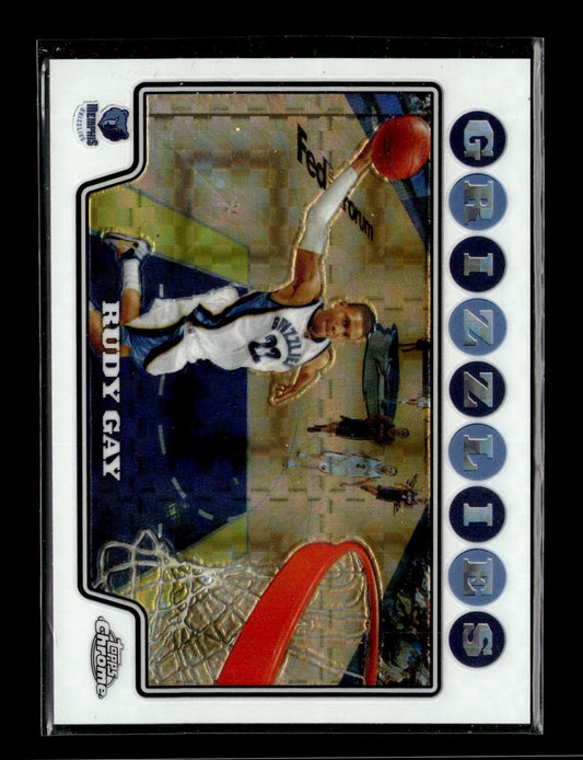 2008-09 Topps Chrome Rudy Gay #76 X-Fractors #/288 Memphis Grizzlies
