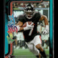 2025 Topps Chrome Bijan Robinson #FS-9 Future Stars Aqua Refractor #/199 Atlanta Falcons