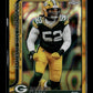 2025 Topps Chrome Rashan Gary #111 Gold Geometric Refractor #/50 Green Bay Packers