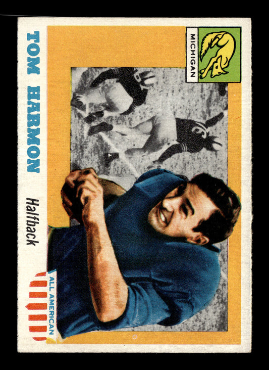 1955 Topps All-American Tom Harmon #35 Michigan Wolverines