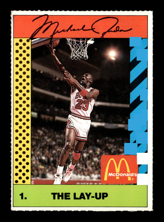 1990 McDonald's Sports Tips Michael Jordan #1 Chicago Bulls