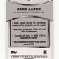 2025 Topps Tribute Hank Aaron #18 Gold #/75 Atlanta Braves