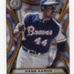 2025 Topps Tribute Hank Aaron #18 Gold #/75 Atlanta Braves