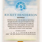 2024 Panini Boys of Summer Rickey Henderson #57 #/275 Oakland Athletics