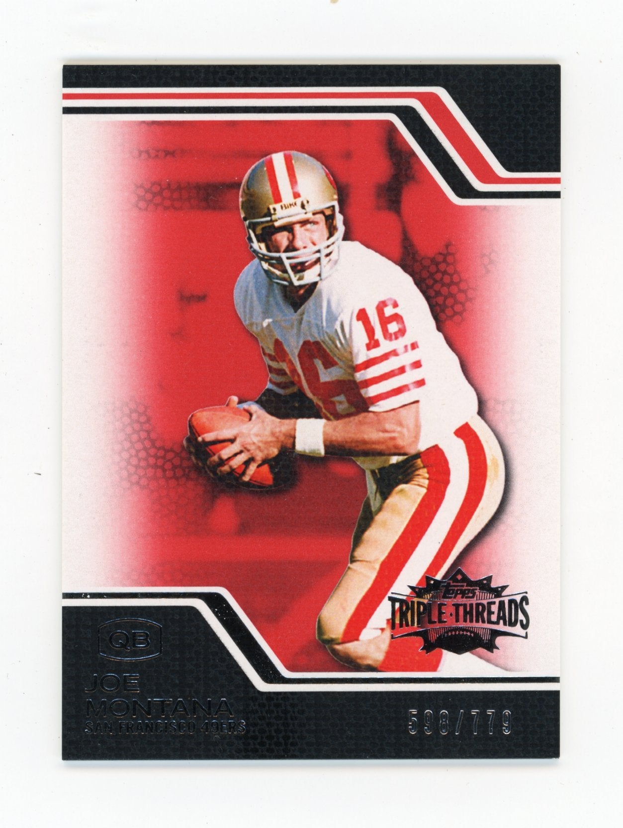 2008 Topps Triple Threads Joe Montana #93 #/779 San Francisco 49ers