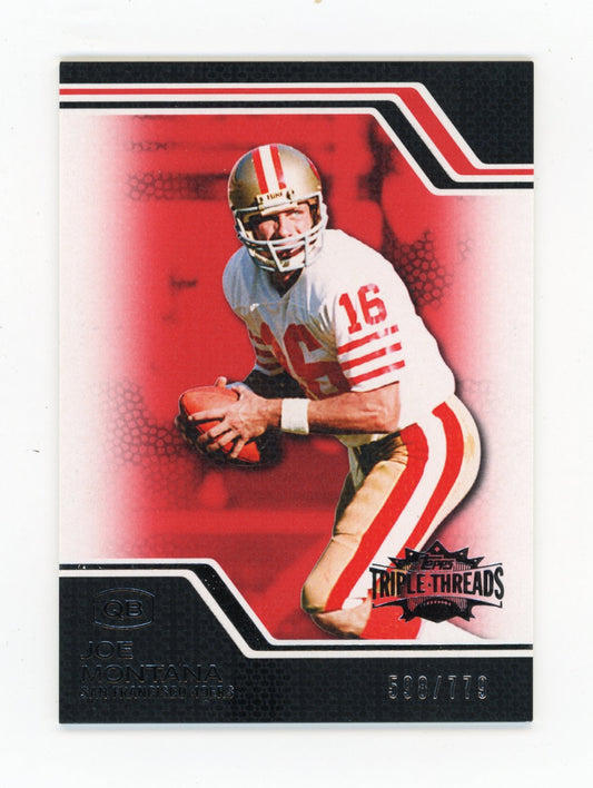 2008 Topps Triple Threads Joe Montana #93 #/779 San Francisco 49ers