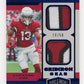 2019 Panini Plates & Patches Christian Kirk #GG16 Gridiron Gear Relics Blue #/50 Arizona Cardinals