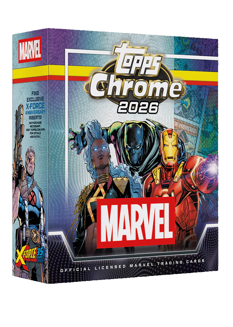 2026 Topps Chrome Marvel Mega Box