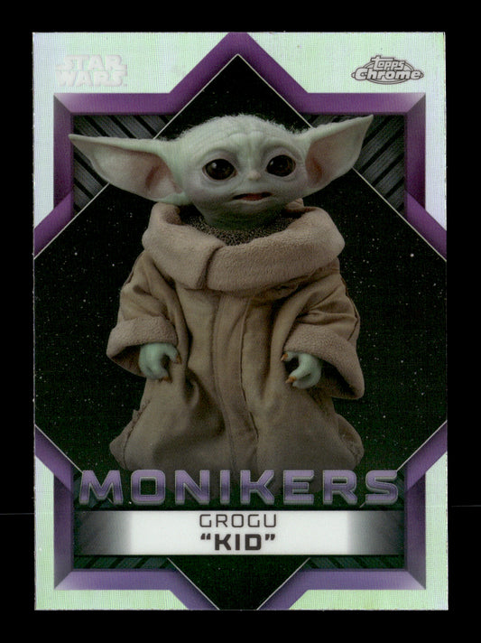 2023 Topps Chrome Star Wars Grogu #M-7 Monikers