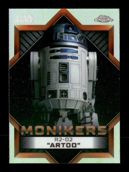 2023 Topps Chrome Star Wars R2-D2 #M-10 Monikers