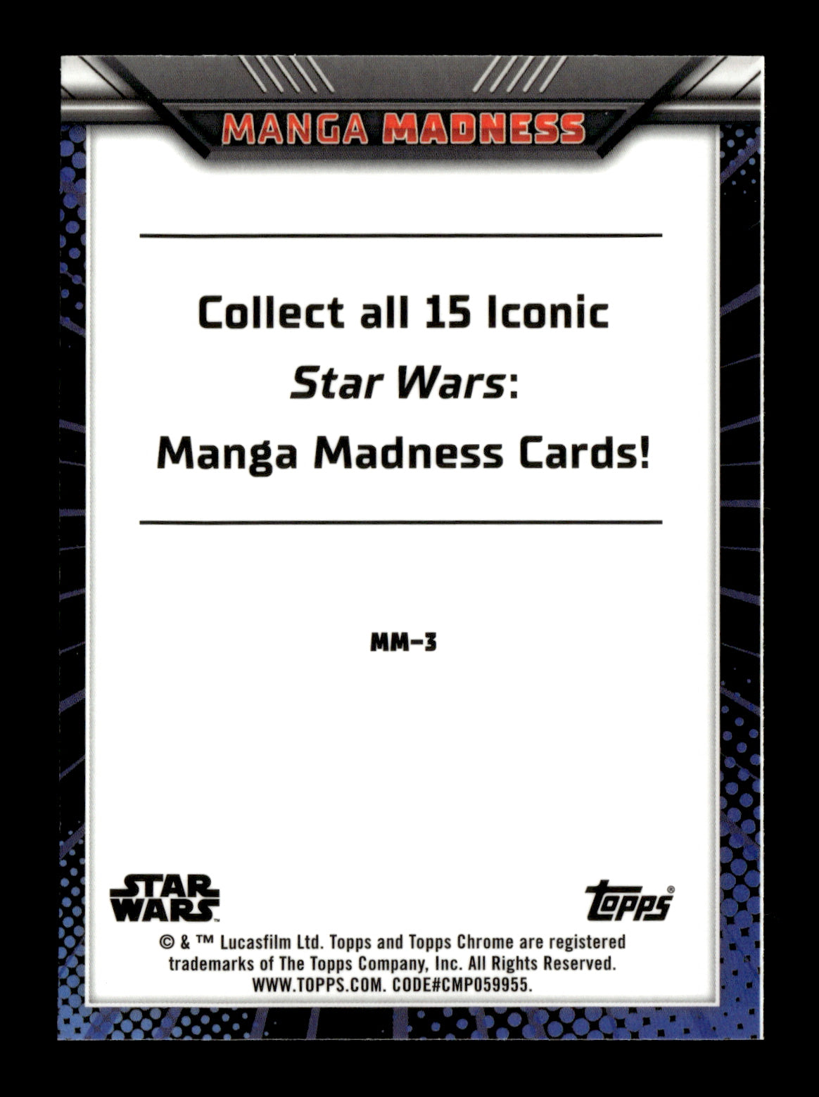 2023 Topps Chrome Star Wars Darth Vader / Obi-Wan Kenobi #MM-3 Manga Madness