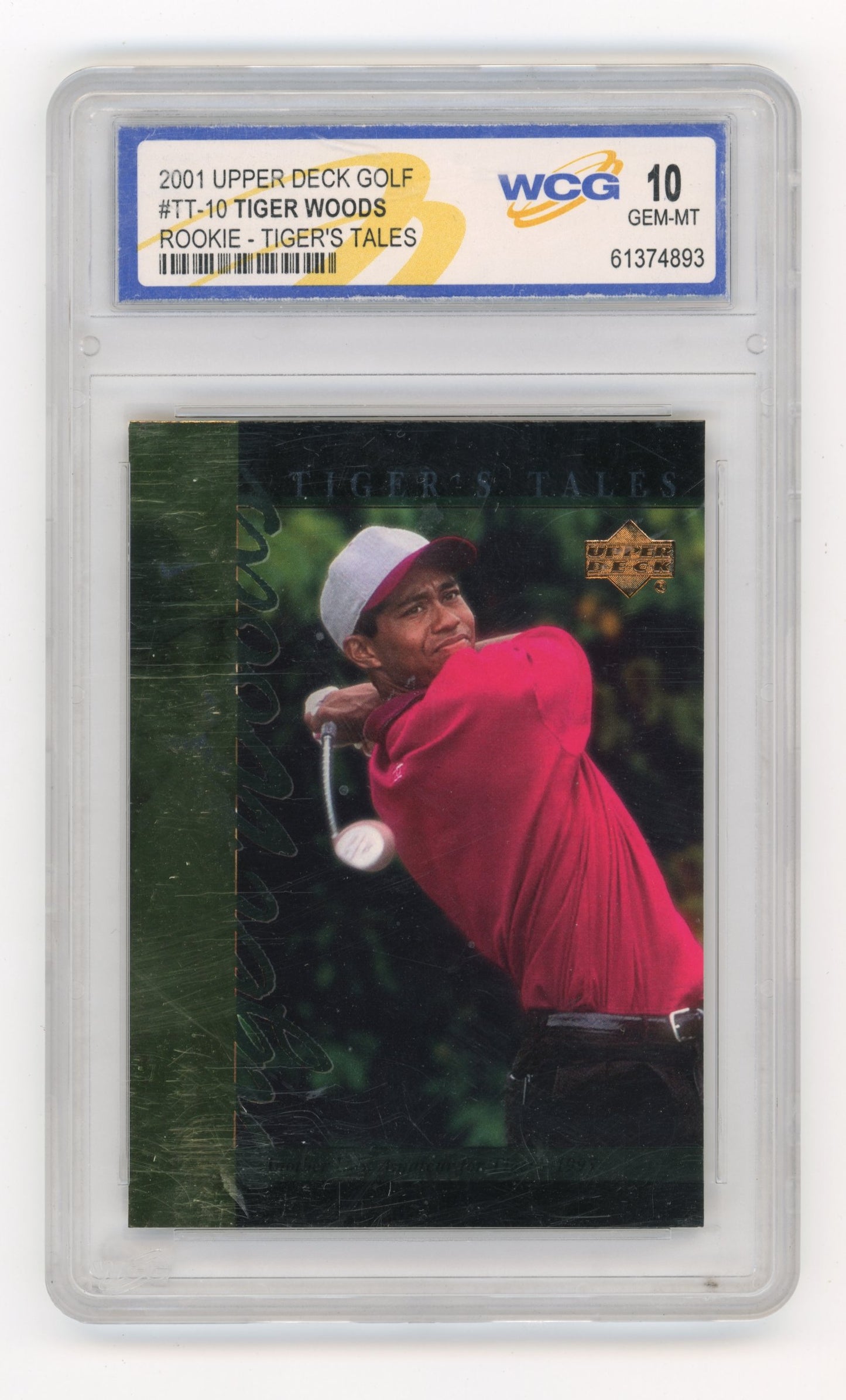 2001 Upper Deck Tiger Woods #TT10 Tiger's Tales