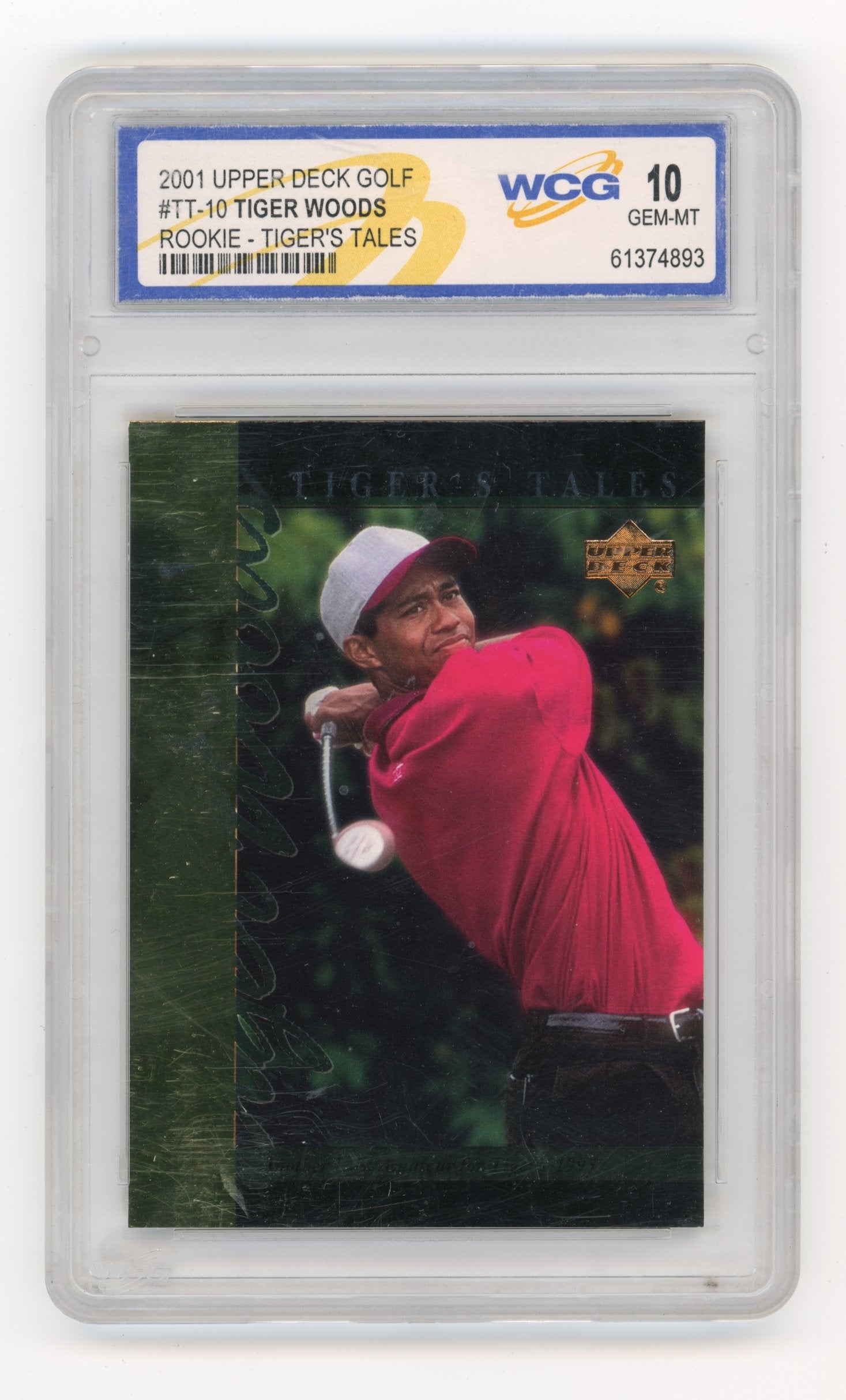 2001 Upper Deck Tiger Woods #TT10 Tiger's Tales
