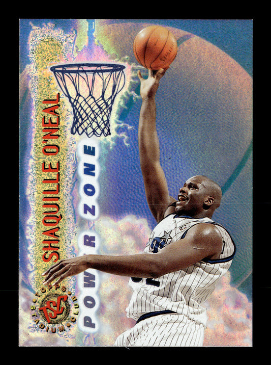 1995-96 Stadium Club Shaquille O'Neal #PZ1 Power Zone Orlando Magic