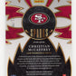 2023 Panini Select Christian McCaffrey #SP-CMC Sparks White Prizm #/75 San Francisco 49ers