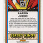 2026 Donruss Aaron Judge #JK-AJ Jersey Kings Red #/99 New York Yankees