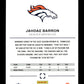 2025 Panini Photogenic Jahdae Barron #185 Silver #/15 Denver Broncos