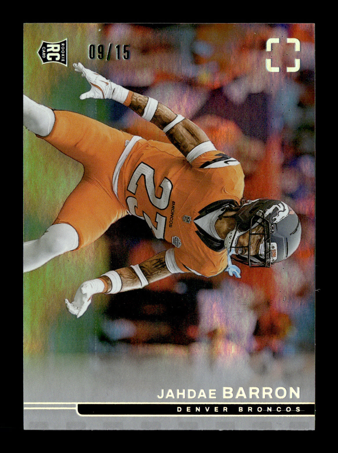 2025 Panini Photogenic Jahdae Barron #185 Silver #/15 Denver Broncos